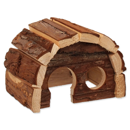Domek SMALL ANIMALS Hobit dřevěný (15 x 10 x 9 cm)
