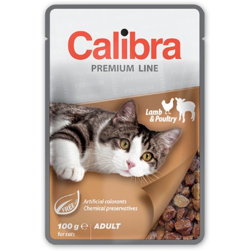 Calibra cat kapsa premium 100g (adult lamb+poultry)