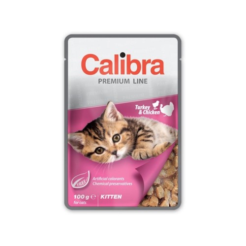 Calibra cat kapsa premium 100g (kitten turkey+chicken)