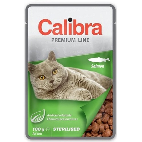 Calibra cat kapsa premium 100g (sterilised salmon)