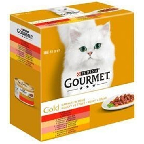 Gourmet Gold konzervy ve šťávě 8 x 85 g (kousky ve šťávě)