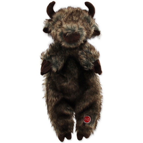 Hračka DOG FANTASY Skinneeez plyšový 34 cm (bizon)
