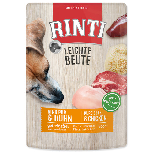 Kapsička RINTI Leichte Beute 400g (hovězí + kuře)