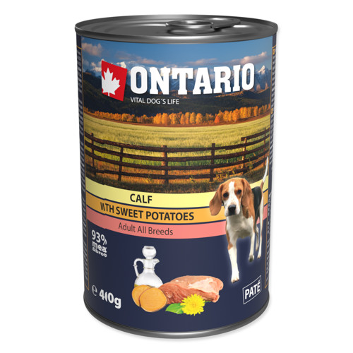 ONTARIO Dog Sweetpotato 400g (Mini Calf)
