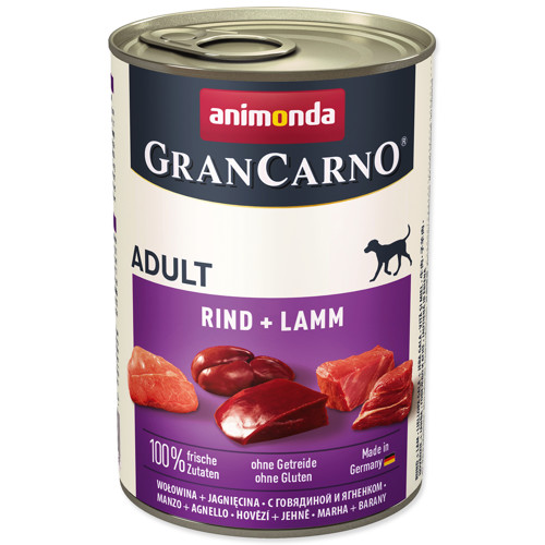 Konzerva ANIMONDA Gran Carno 400g (hovězí + jehně)