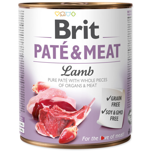 Konzerva BRIT Paté & Meat Lamb (800g)