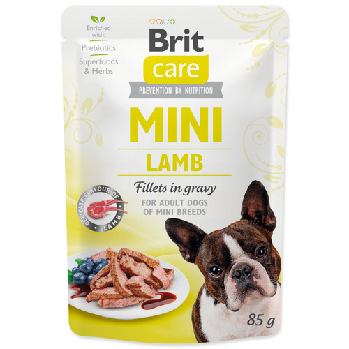 Kapsička BRIT Care Mini in gravy 85g (Lamb fillets)