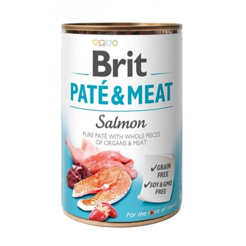 Brit Paté Meat Salmon (400g)