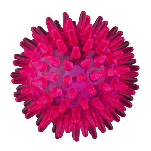 Svítící ježatý míček, termoplastová guma, 5 cm