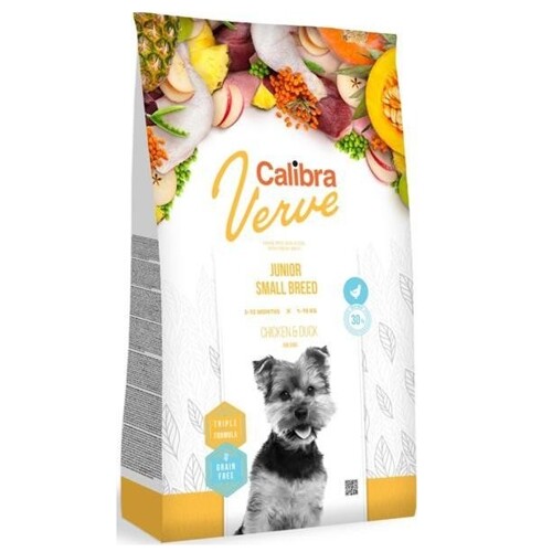 Calibra Dog Verve GF Junior Small Chicken&Duck (1,2kg)