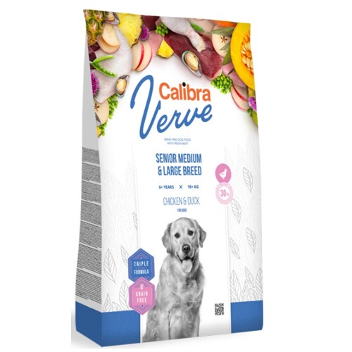 Calibra Dog Verve GF Senior M&L Chicken&Duck (2kg)