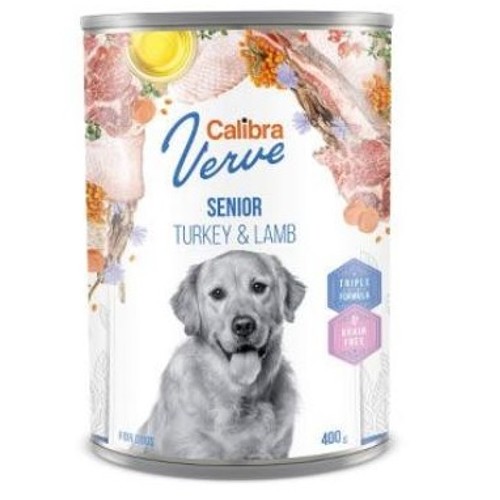 Calibra Dog Verve konz.GF 400g (Senior Turkey&Lamb)