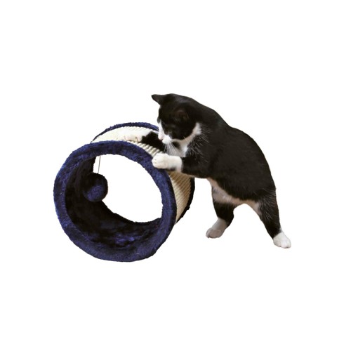 Škrábací ROLL pro kočky 23x20cm, modrý