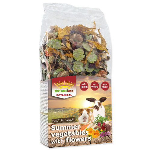 Pochoutka NATURE LAND Botanical 100g (letní zelenina s květy)