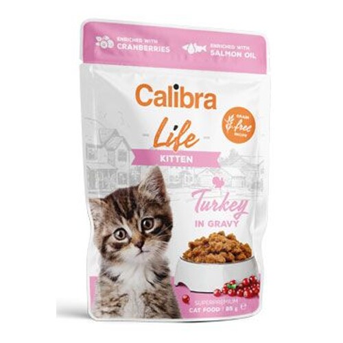 Calibra Cat Life kapsa in gravy 85g (Kitten Turkey)