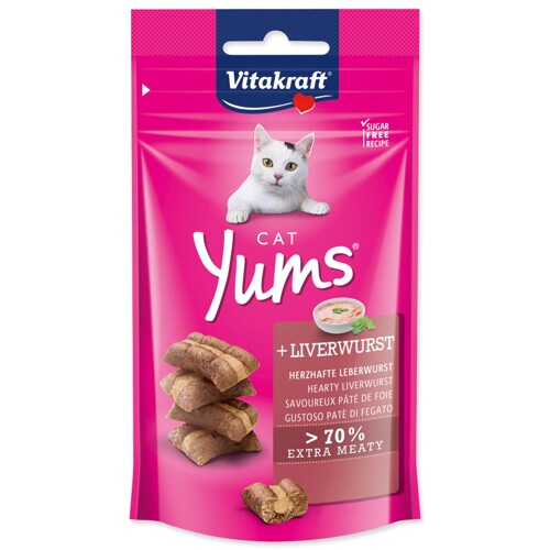 Pochoutka Vitakraft Cat Yums 40g (s játrovkou)
