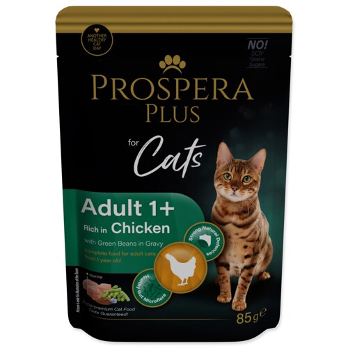 Kapsička Prospera Plus  Adult 1+ (Chicken, Beans 85g)
