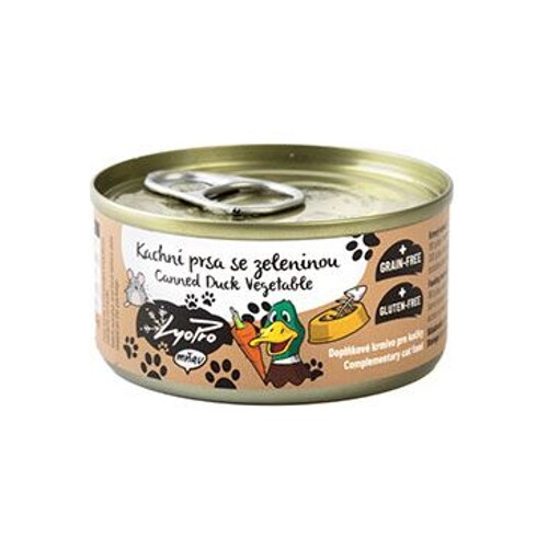 Lyopro CAT konz. 85g (Kachní prsa se zeleninou)