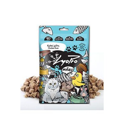 Lyopro CAT poch. mrazem 50g ( sušené Kuřecí játra )