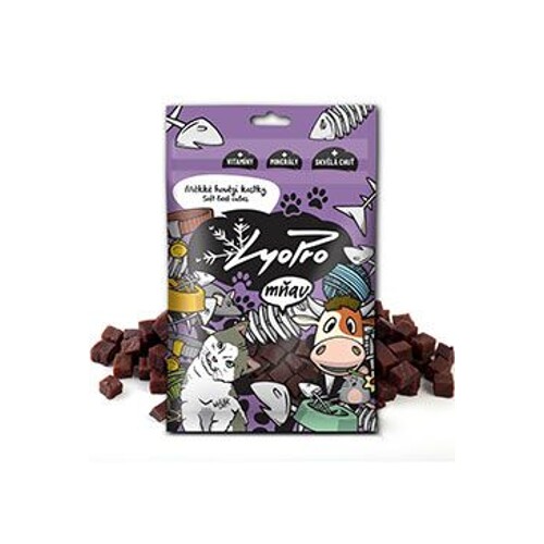 Lyopro CAT poch. sušené Měkké 70g (hovězí kostky)