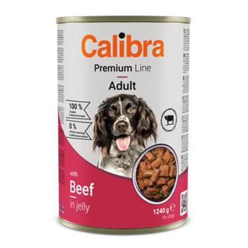 Calibra Dog Premium konz. 1240g (with Beef)