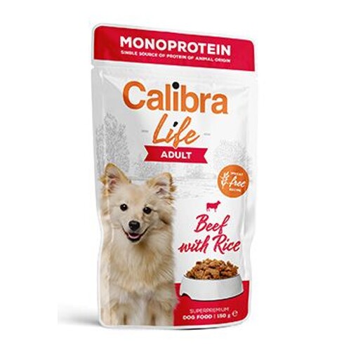 Calibra Dog Life kapsa 150g (Adult Beef)