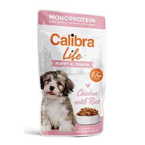 Calibra Dog Life kapsa 150g (Puppy&Junior Chicken)