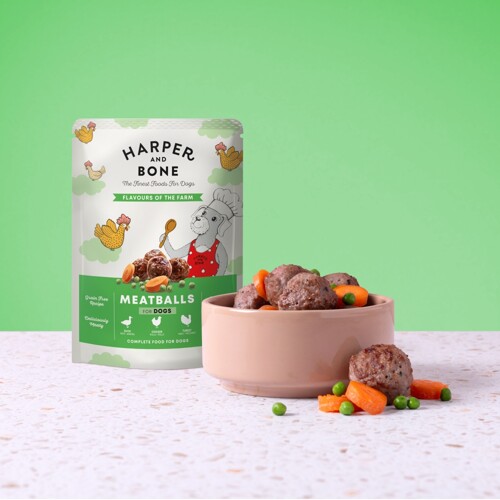 Harper and Bone Dog, kapsa 300 g (příchutě farmy)