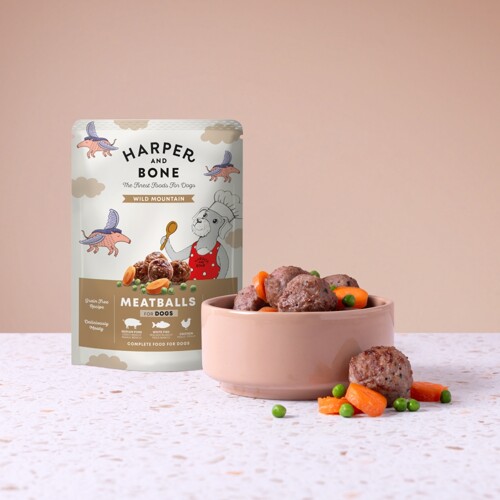 Harper and Bone Dog, kapsa 300 g (divoké hory)