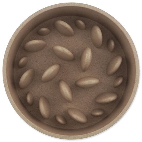 Miska Dog Fantasy proti hltání EcoStyle béžová 21cm, 1350ml