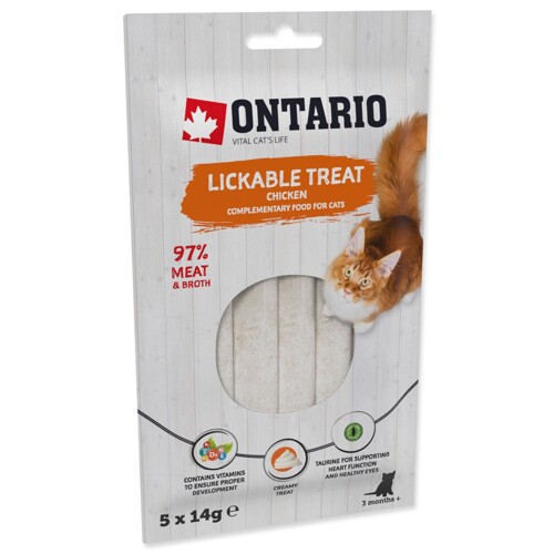 Pochoutka Ontario lízací kuře 5x14g