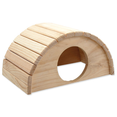 Domek SMALL ANIMALS půlkruh dřevěný (31 x 20 x 1...