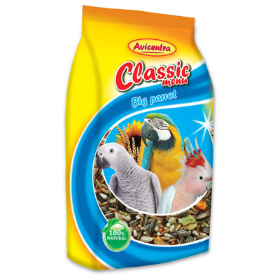 AVICENTRA standard krmivo pro velké papoušky 1Kg