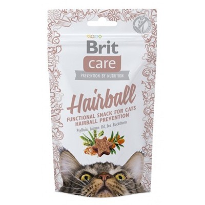 Brit care cat snack 50g (Hairball)