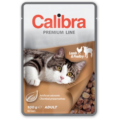 Calibra cat kapsa premium 100g (adult lamb+poult...