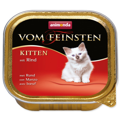 Paštika ANIMONDA Vom Feinsten 100g (Kitten hověz...