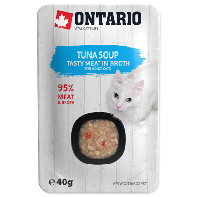 ONTARIO Cat Soup 40g (Tuna + vegetables)