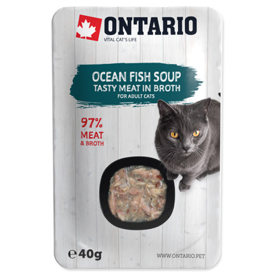ONTARIO Cat Soup 40g (Ocean Fish + vegetables)
