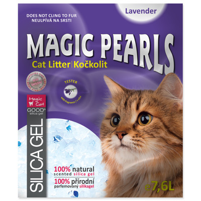 Kočkolit MAGIC PEARLS 7,6l (Lavender)