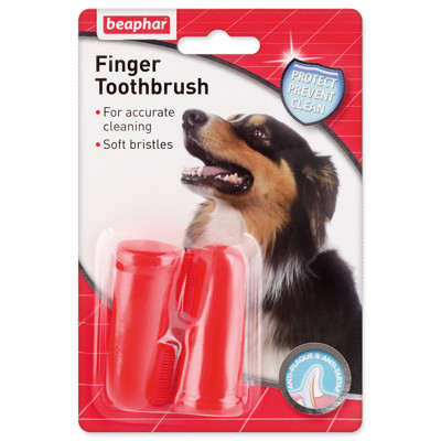 Zubní kartáčky BEAPHAR Dog-A-Dent (na prst)