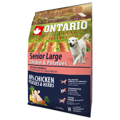 ONTARIO Senior Large Chicken & Potatoes & Herbs ...
