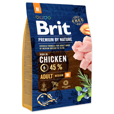 BRIT Premium by Nature Adult M (3Kg)