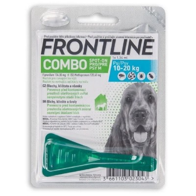 Frontline Combo spot-on dog 1x1,34 (M)