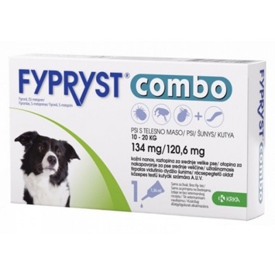 Fypryst combo spot-on 134/120,6mg pes (10-20kg)