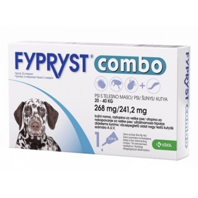 Fypryst combo spot-on 268/241,2mg pes (20-40kg)