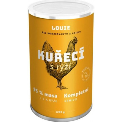Louie kuřecí s rýží (1200 g)
