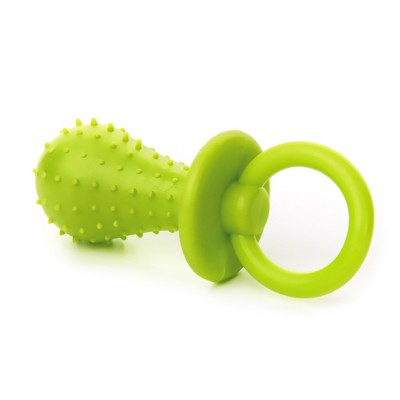 Dudlík - odolná gumová hračka (Zelená)