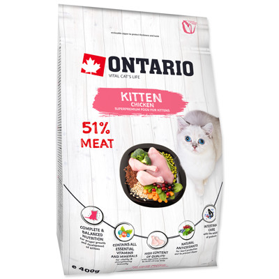 ONTARIO Kitten Chicken (0,4Kg)