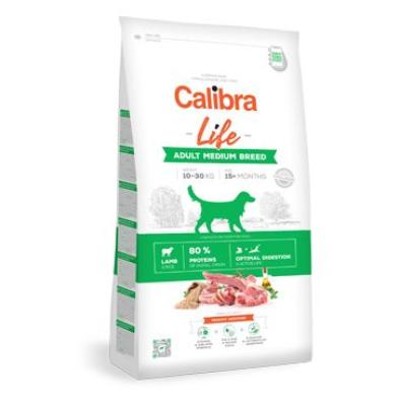 Calibra Dog Life Adult Medium Breed Lamb (12kg)