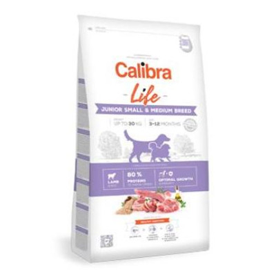 Calibra Dog Life Junior Small&amp;Medium Breed Lamb (2,5kg)